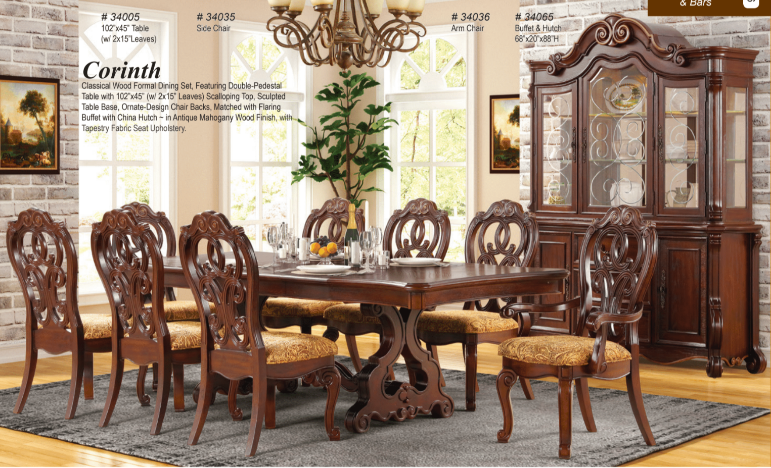 34065 - BUFFET & HUTCH