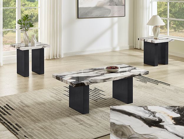 4120SET - 3 PIECE COFFEE TABLE SET