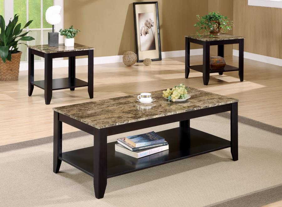 700155 - 3-PC. COFFEE TABLE SET