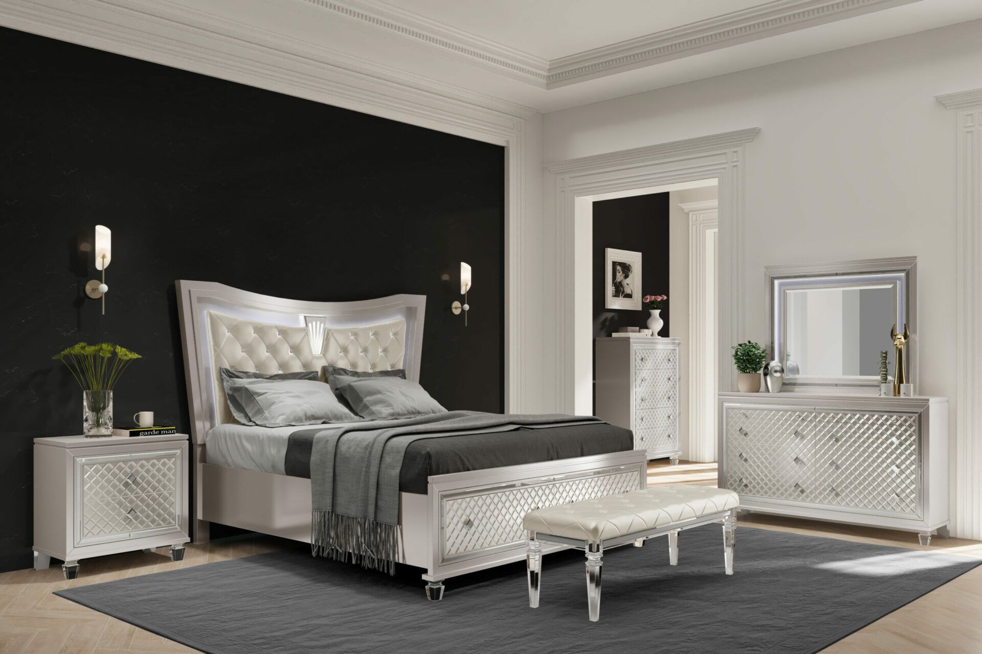 PARIS - 4-PC. QUEEN BEDROOM SET
