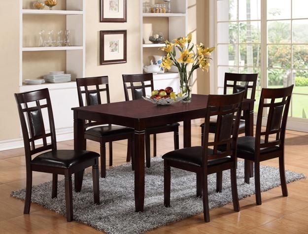 2325SET - 7 PIECE DINING TABLE SET