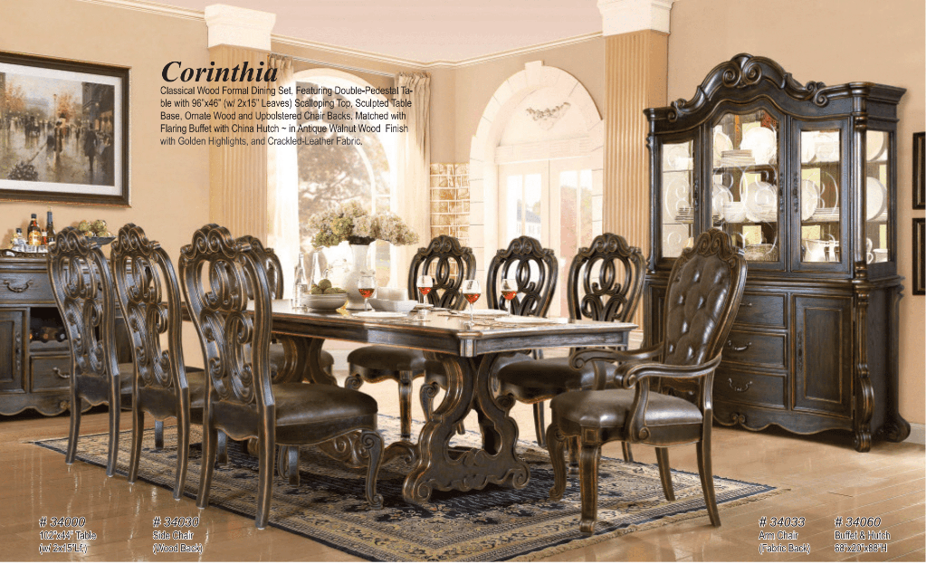 34060 - BUFFET & HUTCH
