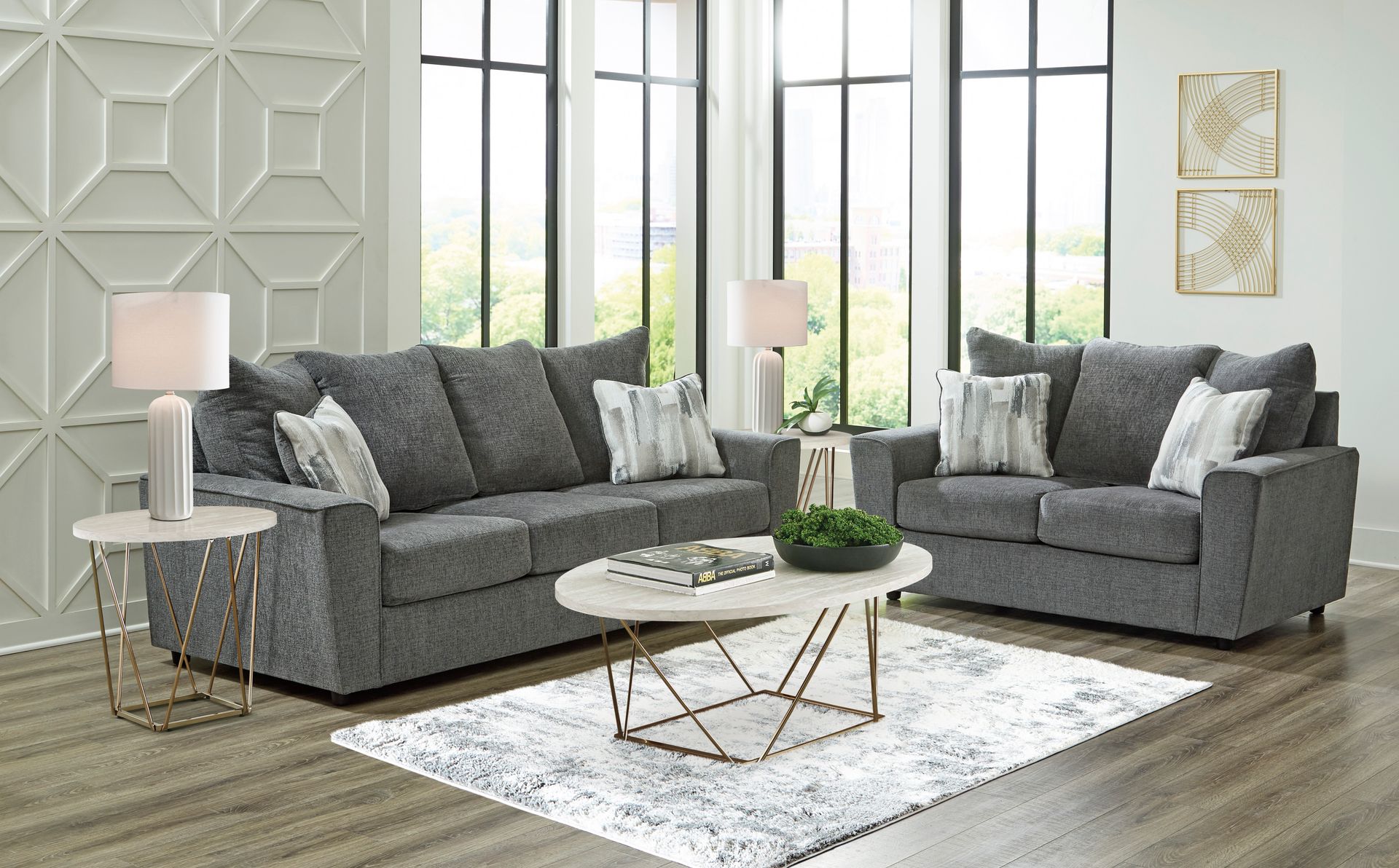 2850238 - 2-PC. SOFA/LOVE SET