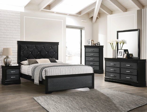 B6918 - 4-PC. QUEEN OR FULL BEDROOM SET