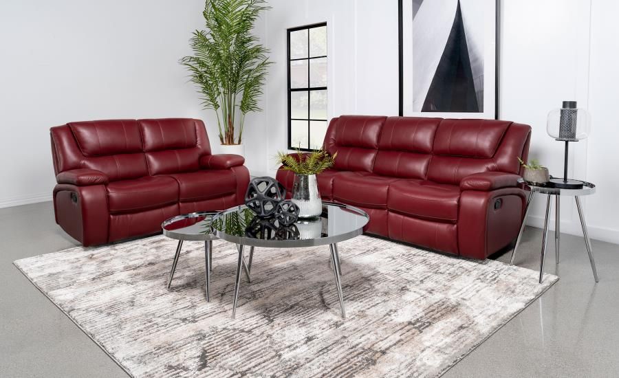 610241 - 2-PC. RECLINING SOFA AND LOVE SEAT SET