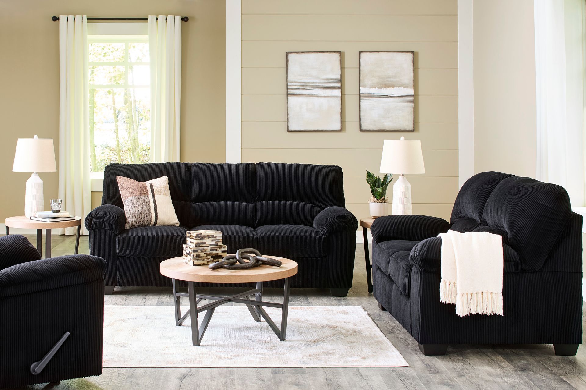 2420438 - 2-PC. SOFA/LOVE SEAT SET