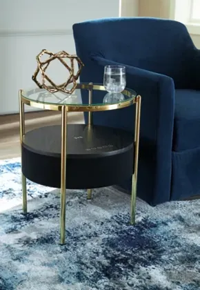 A4000669 - ACCENT TABLE WITH SPEAKER