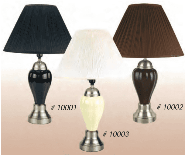 10001 - TABLE LAMPS