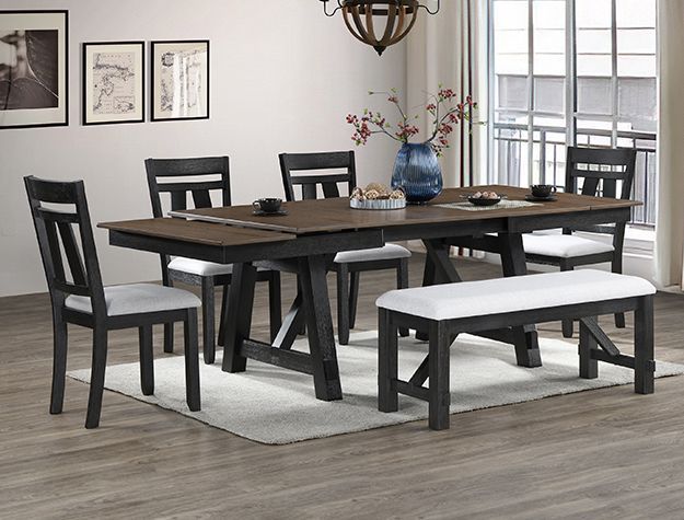 2158WC - 7 PIECE DINING TABLE SET