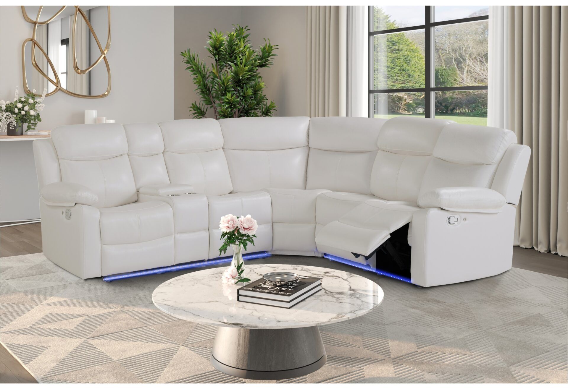 U6026 - LED RECLINING SECTIONAL