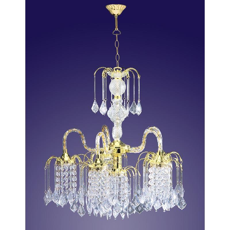 7041-BRS - CHANDELIER