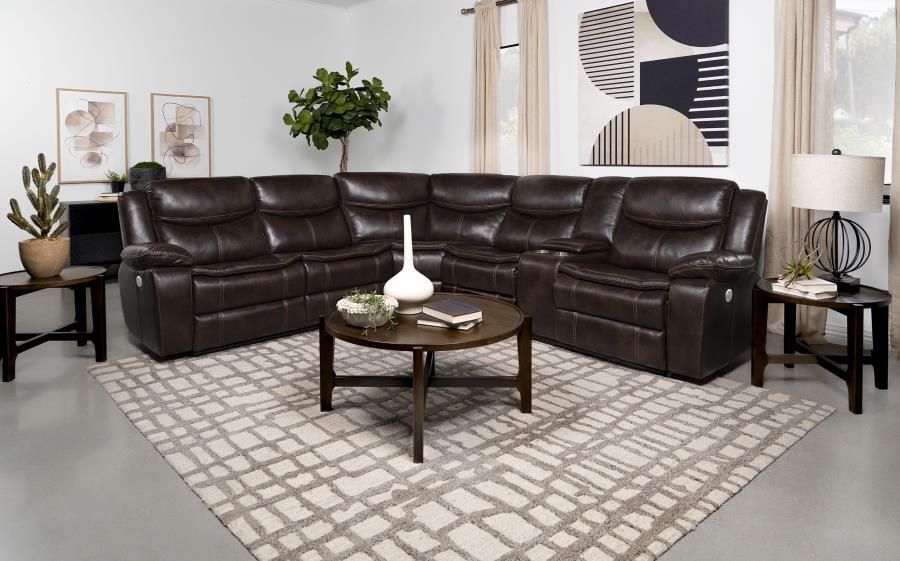 610190P - POWER RECLINING SECTIONAL