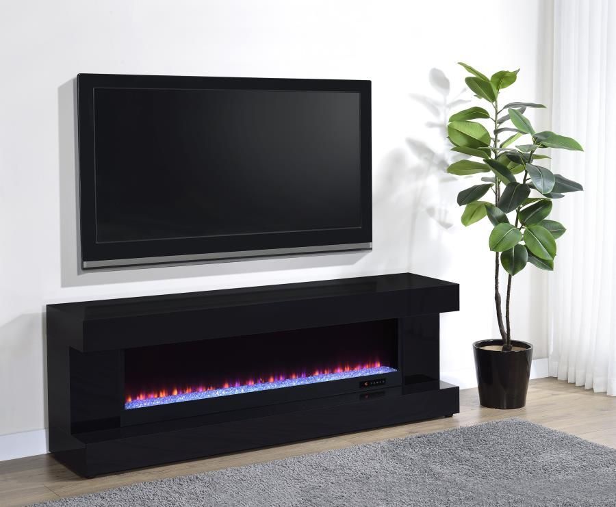 701803 - FIREPLACE TV STAND WITH BLUETOOTH SPEAKERS