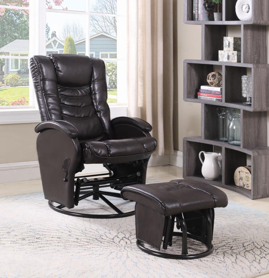 600165 - GLIDER AND OTTOMAN