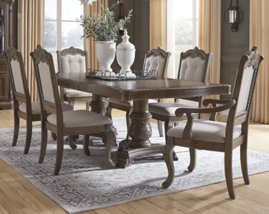D803 - 7-PC. DINING TABLE SET