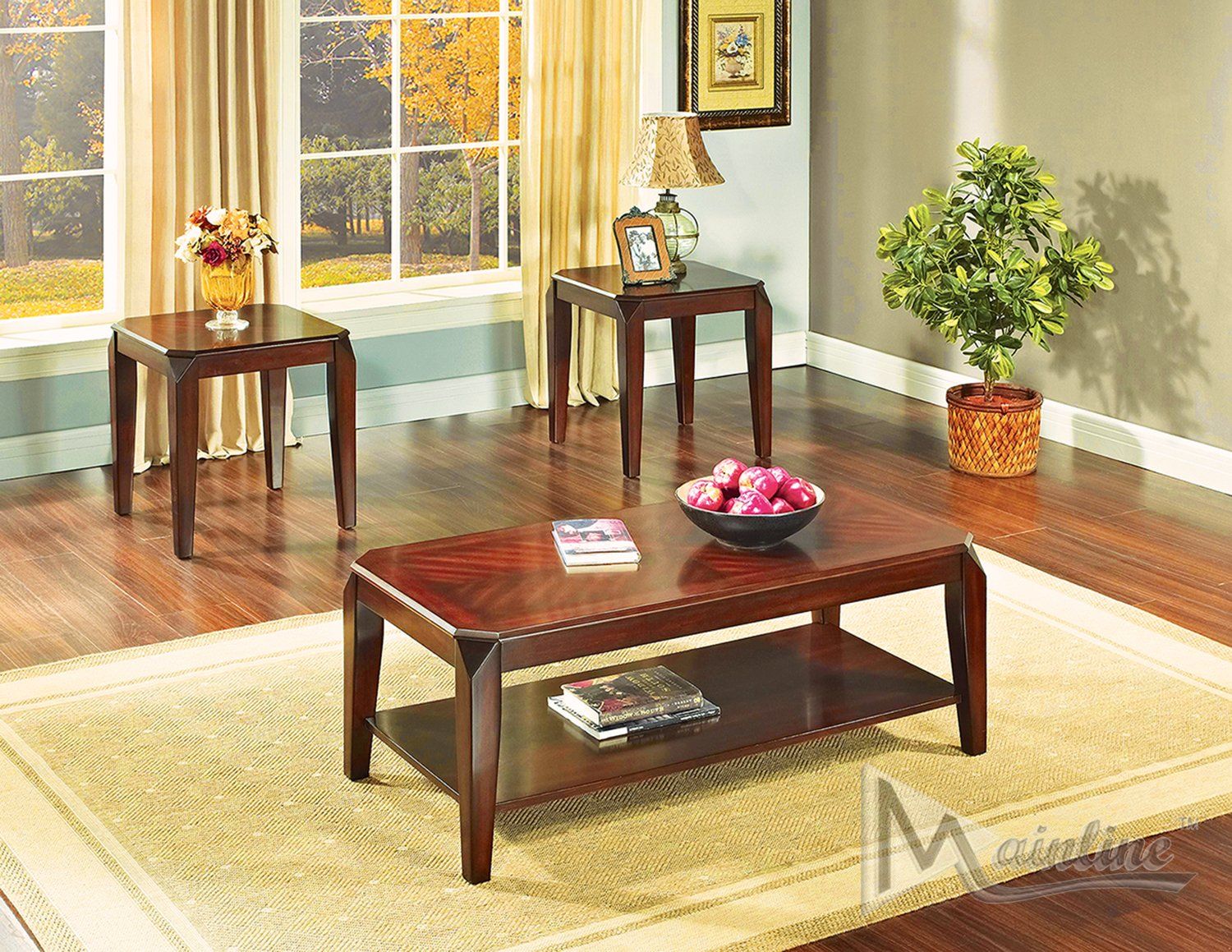 60065 - 3-PC. COFFEE TABLE SET