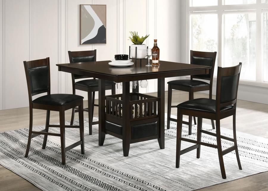 100958 - 5 PIECE COUNTER HIGH DINING TABLE SET