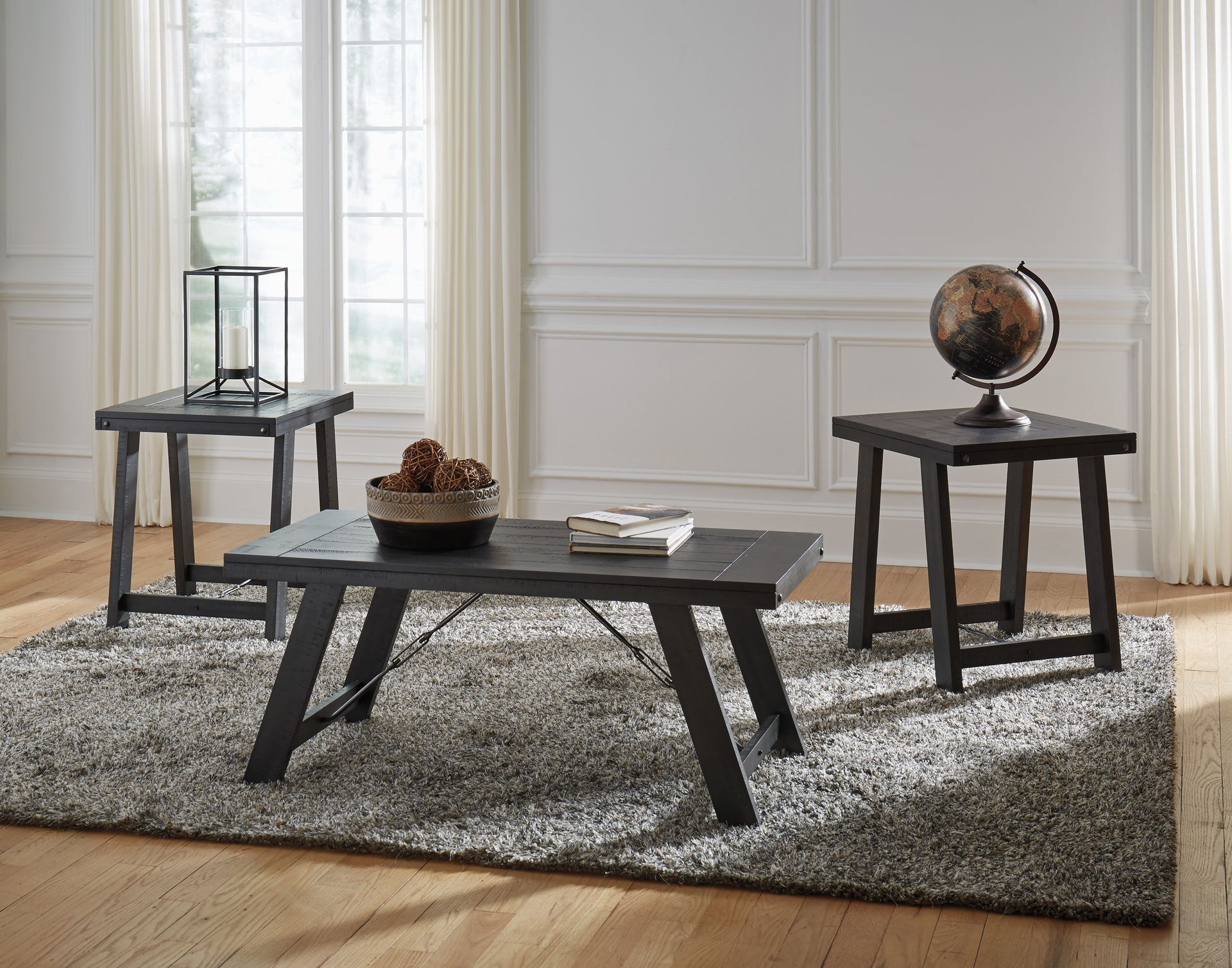 T351-13 - 3 PIECE COFFEE TABLE SET