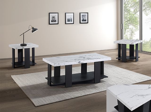 4230SET-MBL - 3 PIECE COFFEE TABLE SET