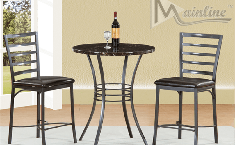 22010 - 3 PIECE COUNTER HIGH TABLE SET