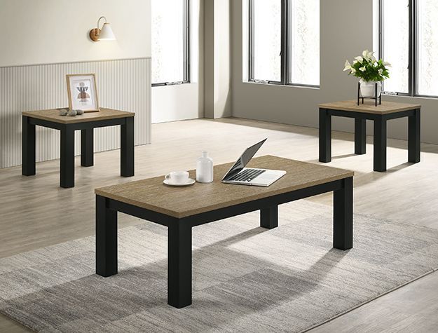 4168SET-NAT - 3 PIECE COFFEE TABLE SET